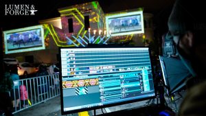 Lumen Forge Creates Uplifting Hanukkah Celebration with Projection Technology