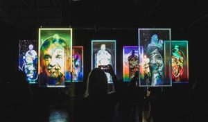 Artist Hueman Explores Intersection of Art and Technology by Bringing Large-Scale Artwork to Life with Epson Laser Projectors