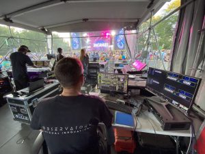 The team from Observatory at the Electric Forest Festival. The team from Observatory at the Electric Forest Festival.