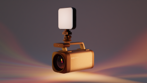 Studio Pro with light Front Left Angle Magic Hour