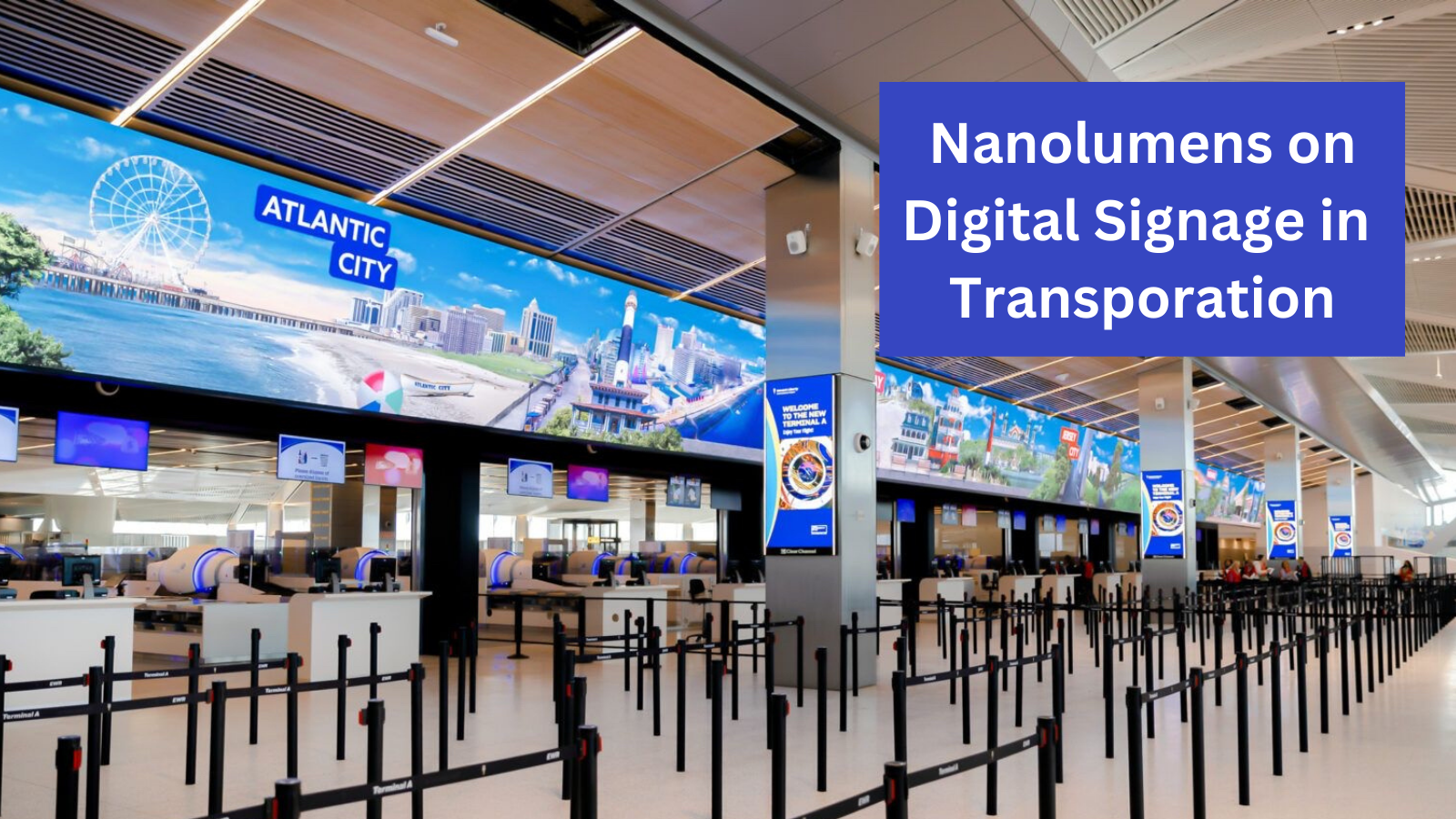 Nanolumens on Digital Signage in Transporation