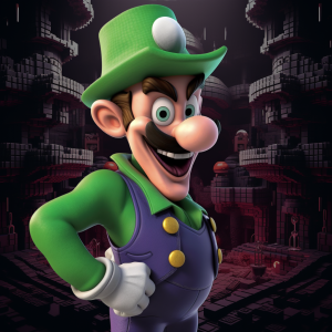 AI turned Luigi into a villain.