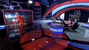 Movistar+ using Vizrt's augmented reality graphics.