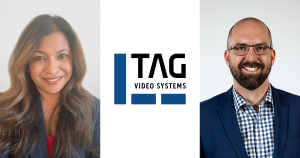 TAG Video Systems has hired Ryhaan Williams (left) and Trevor Skogsbergh (right).