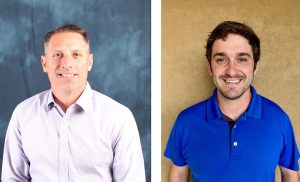 Daktronics new hires Tye Dato (L) and Austin Nelson (R).