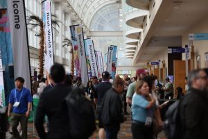 The arrival area for AWE 2024 Image courtesy of Augmented World Expo