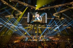 The Visual45 team used Hippotizer VideoMapper to better integrate the various shaped LED panels into the output. Credit: © Heikki Salonen and Visual45